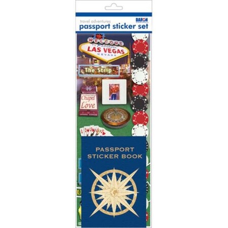 Passport or Scrapbooking Sticker Set-Las Vegas
